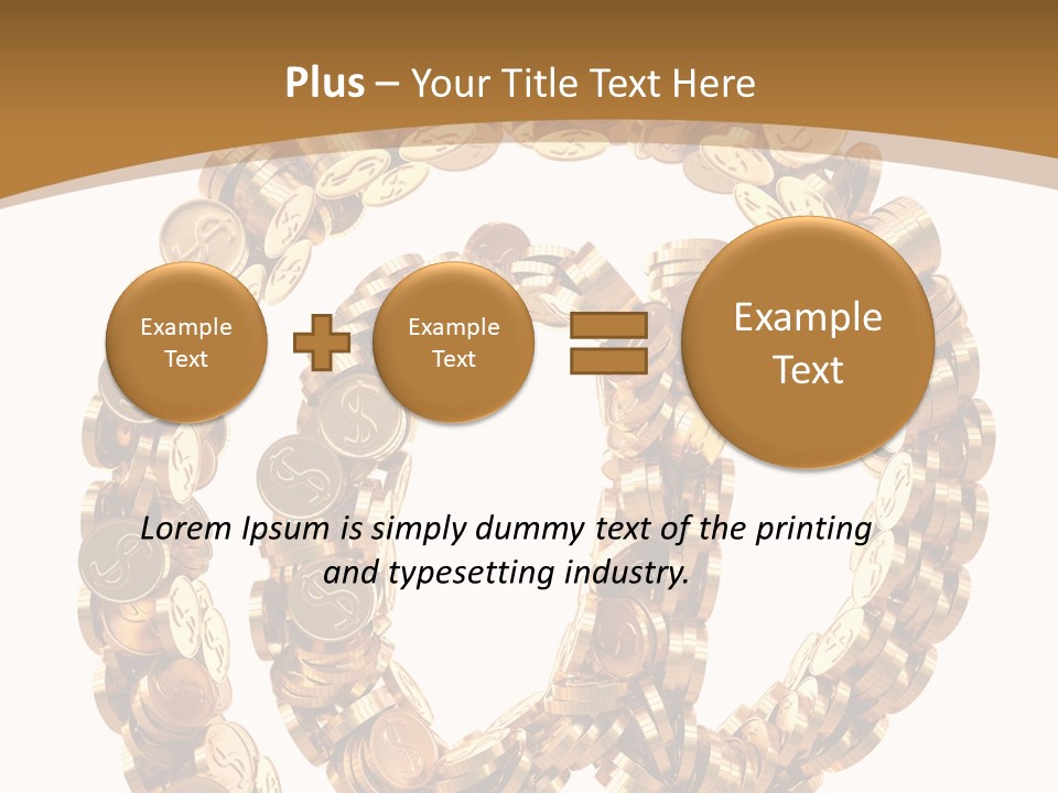 Currency Ideas Success PowerPoint Template