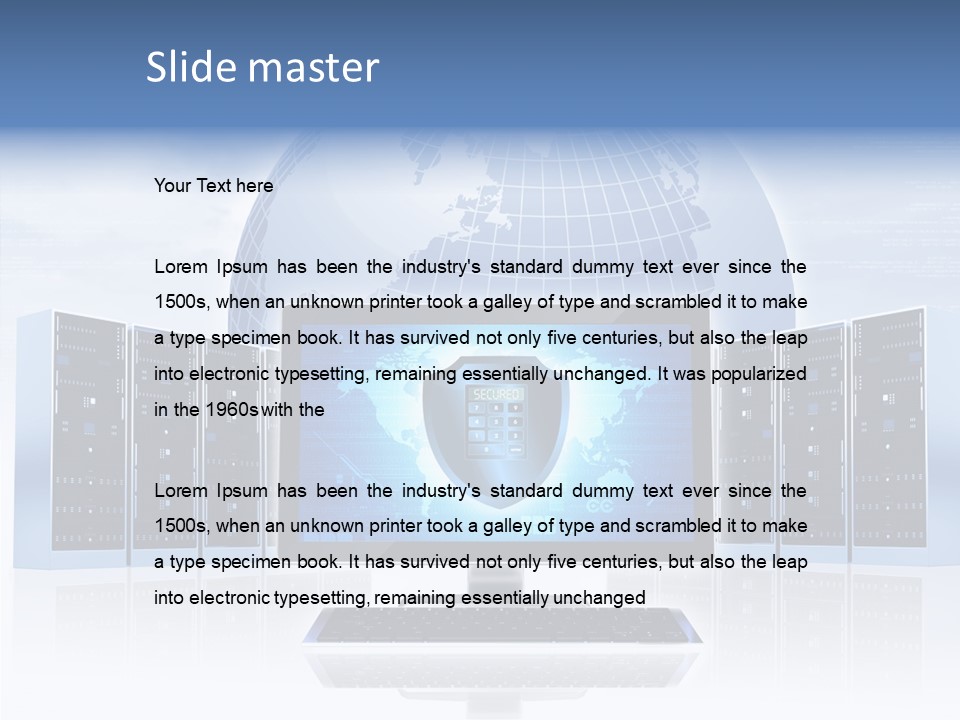 Work Storage Map PowerPoint Template