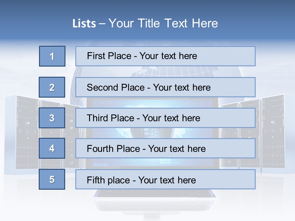 Work Storage Map PowerPoint Template