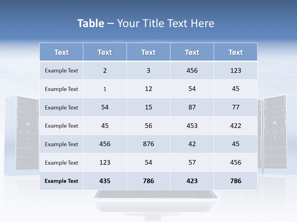 Work Storage Map PowerPoint Template