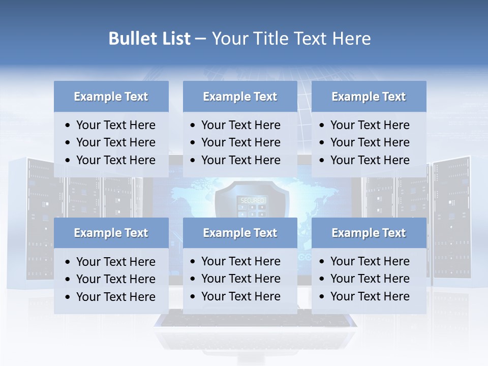 Work Storage Map PowerPoint Template