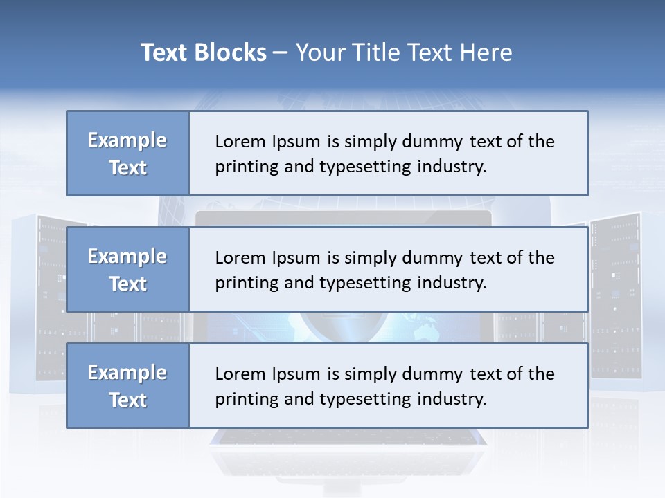 Work Storage Map PowerPoint Template