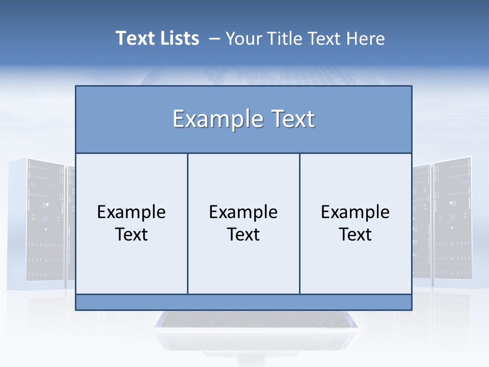 Work Storage Map PowerPoint Template