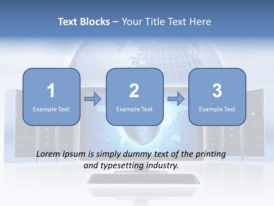 Work Storage Map PowerPoint Template