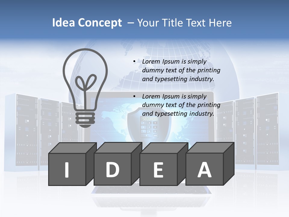 Work Storage Map PowerPoint Template