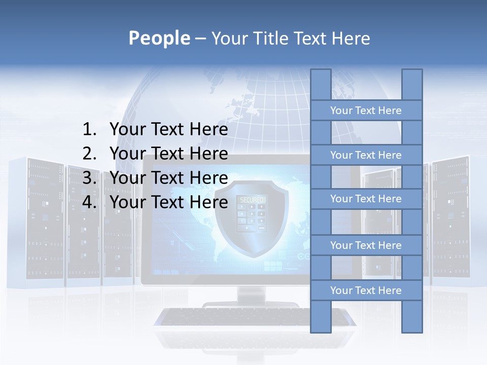Work Storage Map PowerPoint Template