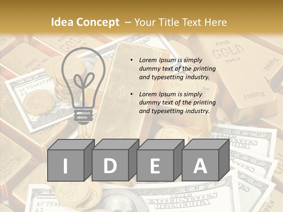 Concepts Brick Precious PowerPoint Template