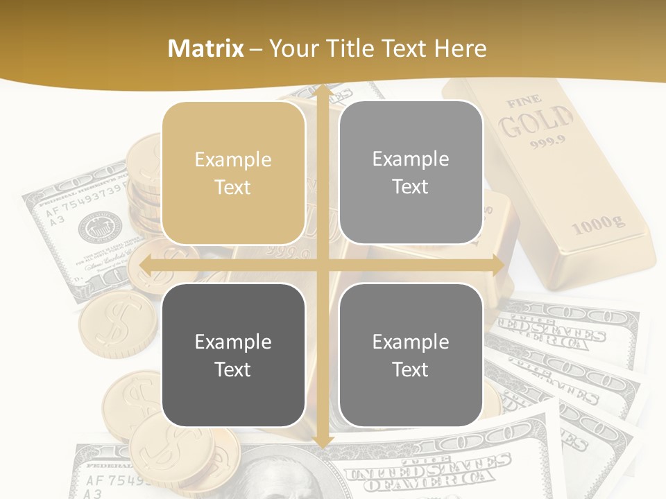 Abstract Market Reflection PowerPoint Template