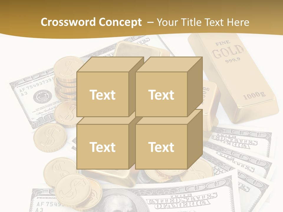 Abstract Market Reflection PowerPoint Template