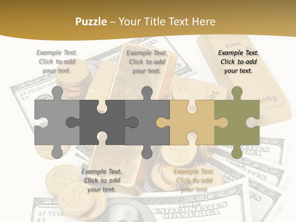 Abstract Market Reflection PowerPoint Template