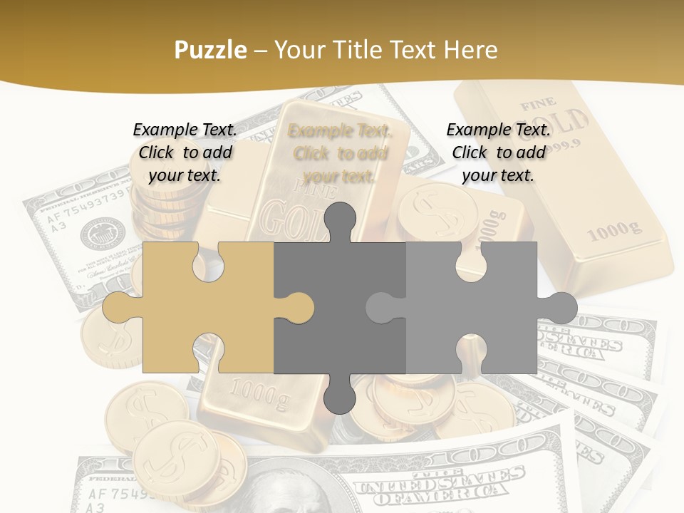 Abstract Market Reflection PowerPoint Template