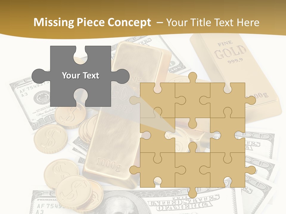 Abstract Market Reflection PowerPoint Template