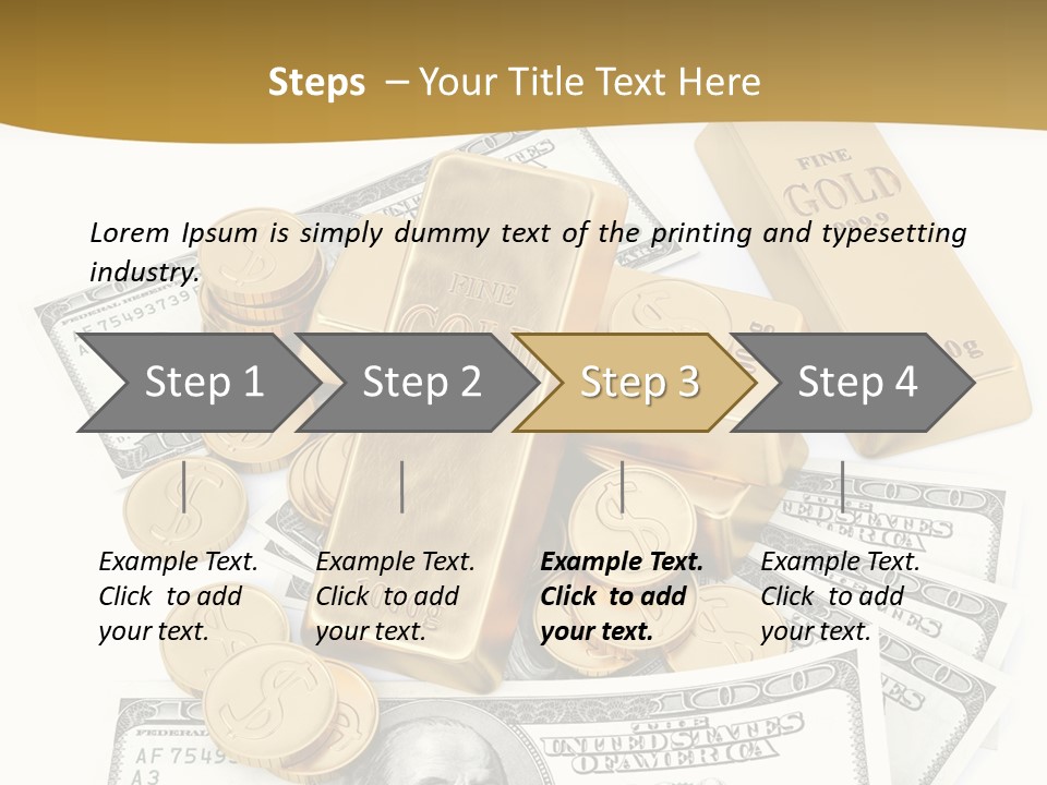 Abstract Market Reflection PowerPoint Template