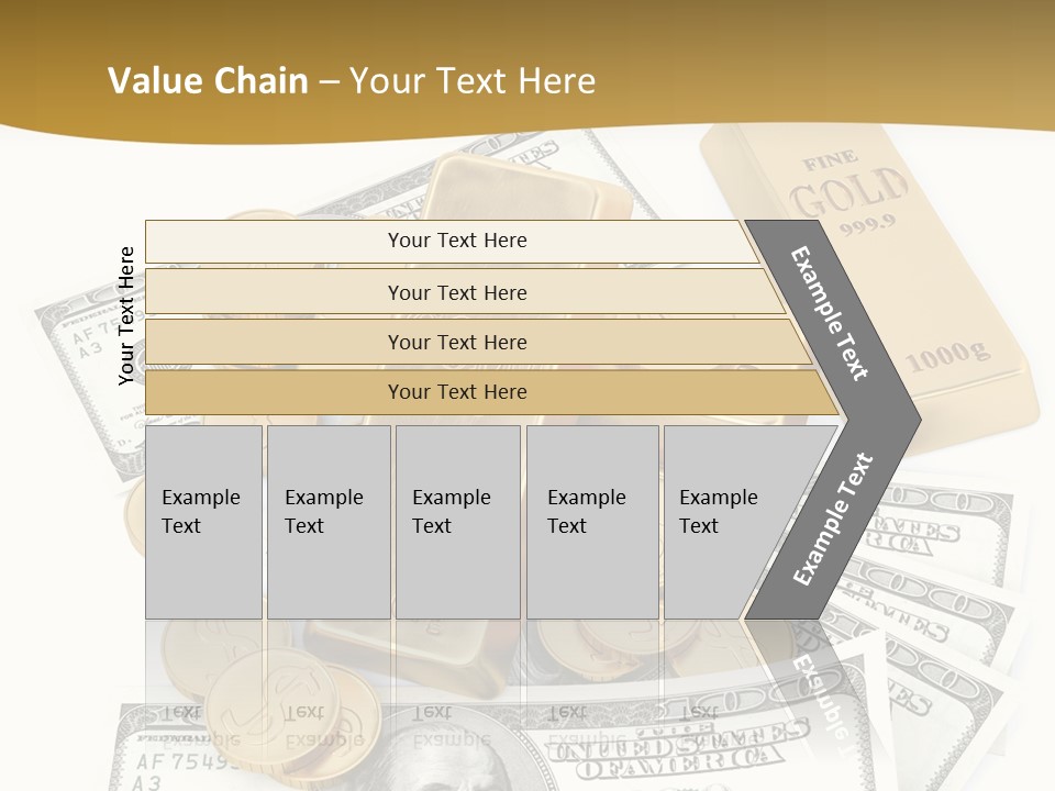 Abstract Market Reflection PowerPoint Template