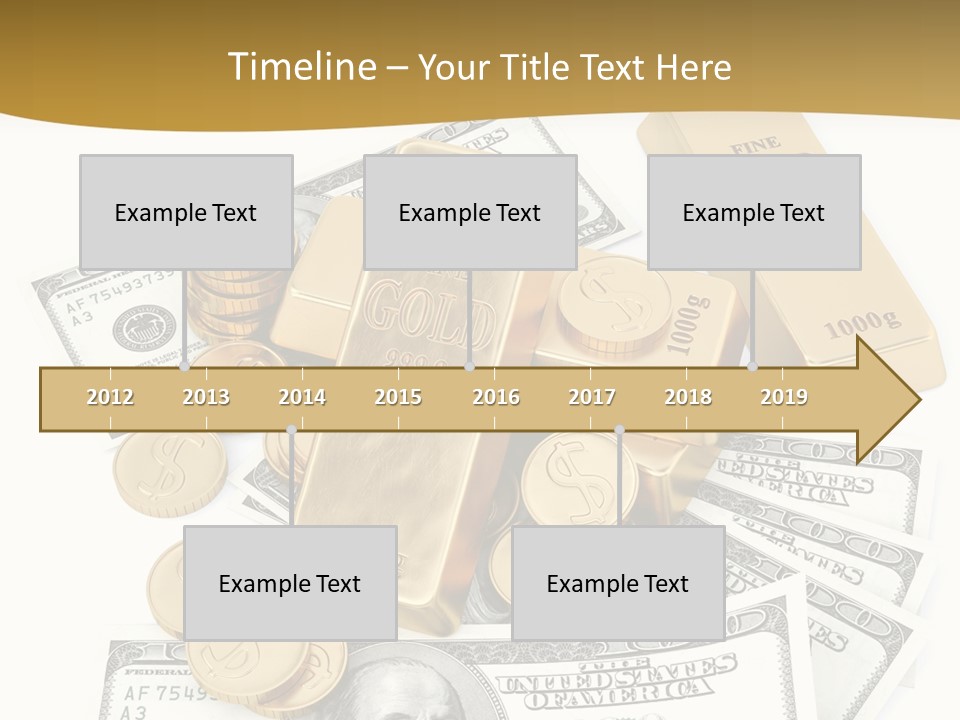 Abstract Market Reflection PowerPoint Template