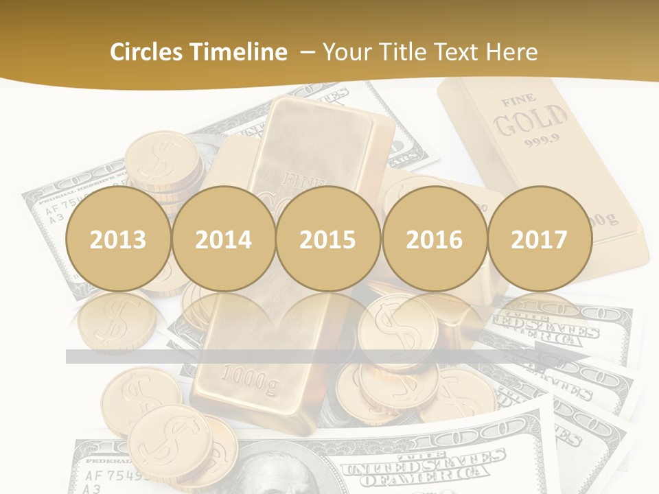 Abstract Market Reflection PowerPoint Template