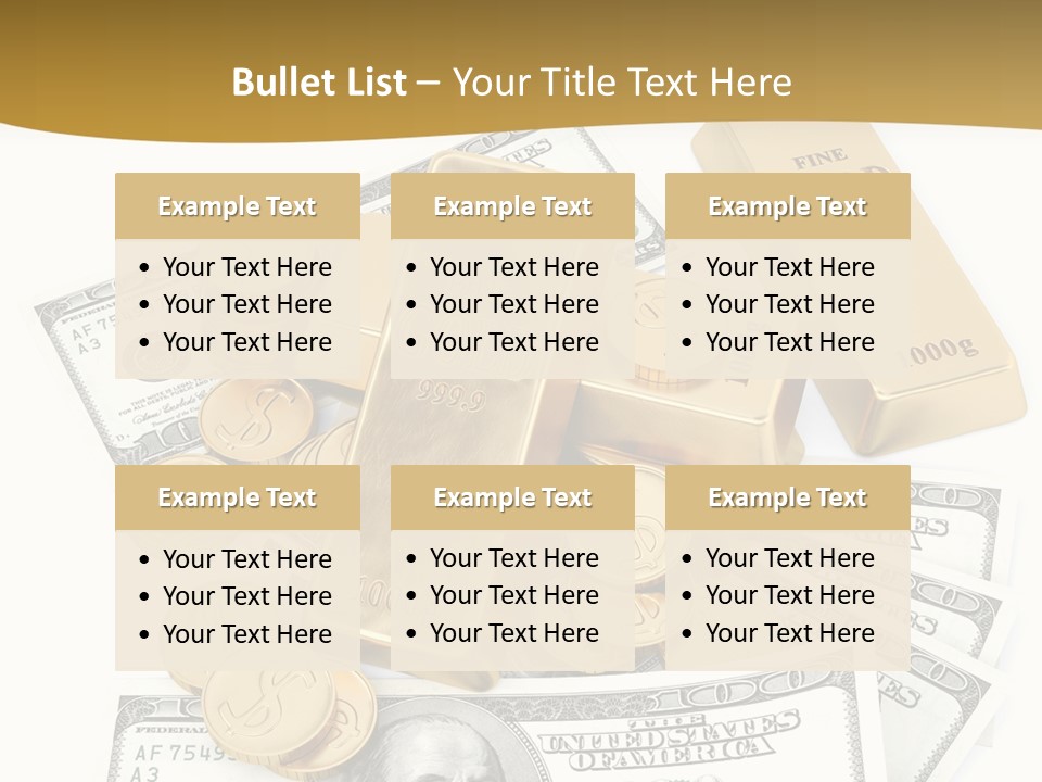 Abstract Market Reflection PowerPoint Template