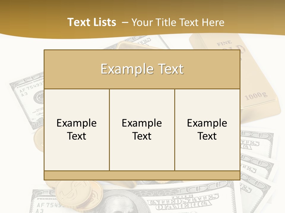 Abstract Market Reflection PowerPoint Template