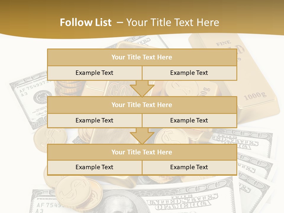 Abstract Market Reflection PowerPoint Template