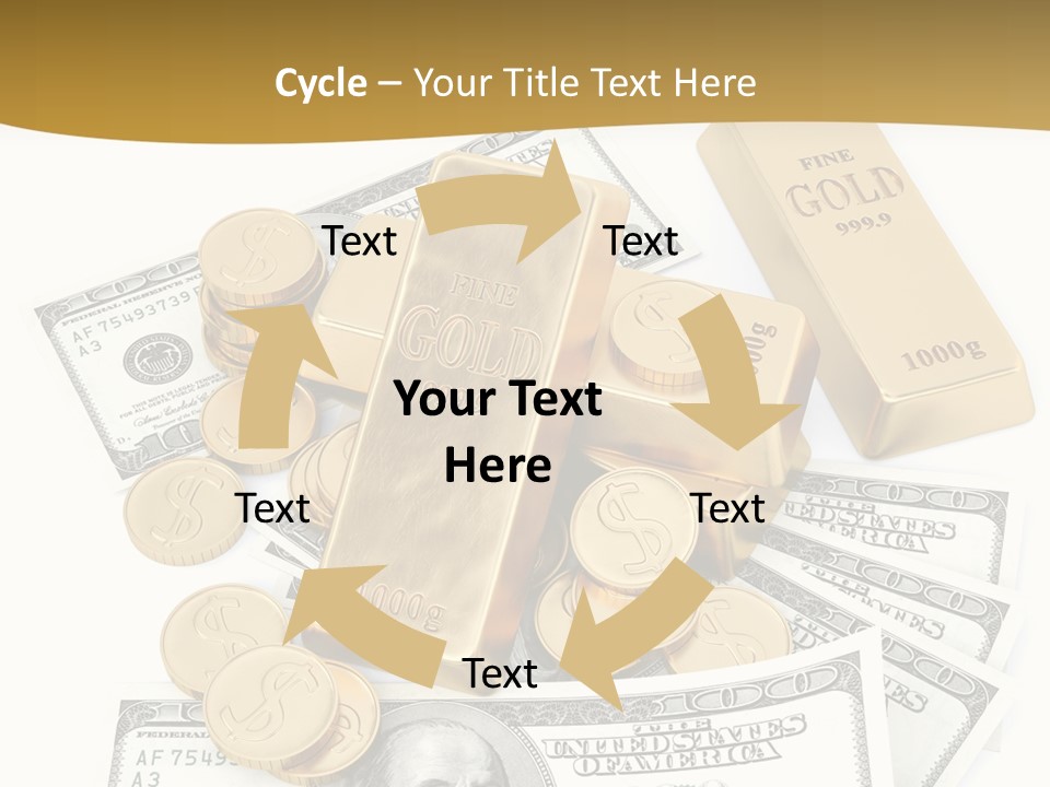 Abstract Market Reflection PowerPoint Template