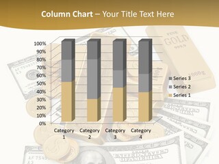 Abstract Market Reflection PowerPoint Template