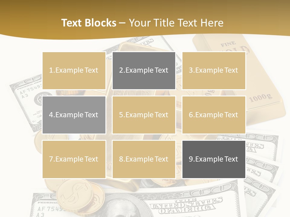 Abstract Market Reflection PowerPoint Template