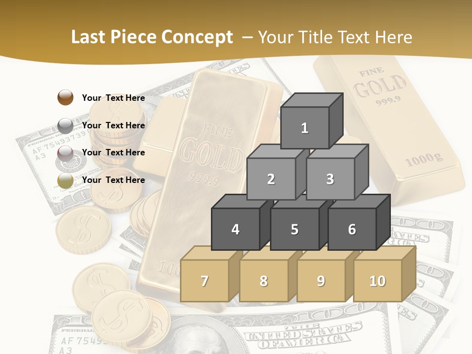Abstract Market Reflection PowerPoint Template