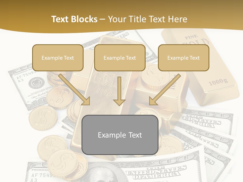 Abstract Market Reflection PowerPoint Template