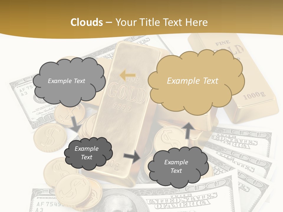 Abstract Market Reflection PowerPoint Template