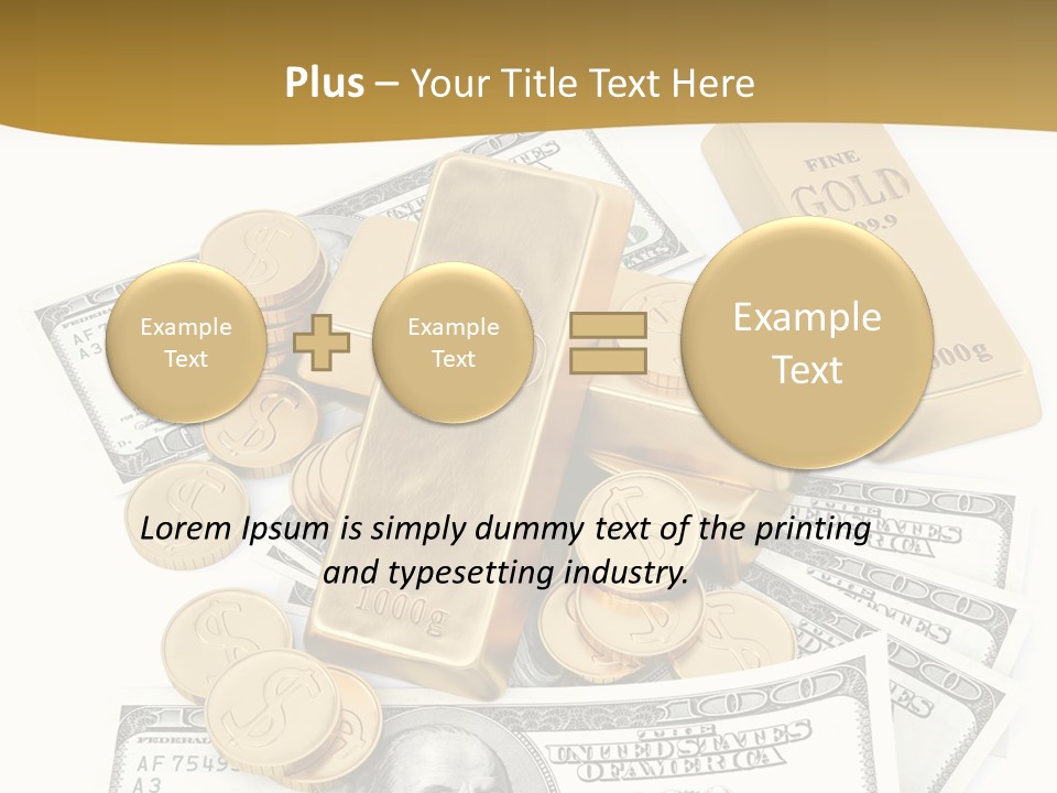 Abstract Market Reflection PowerPoint Template