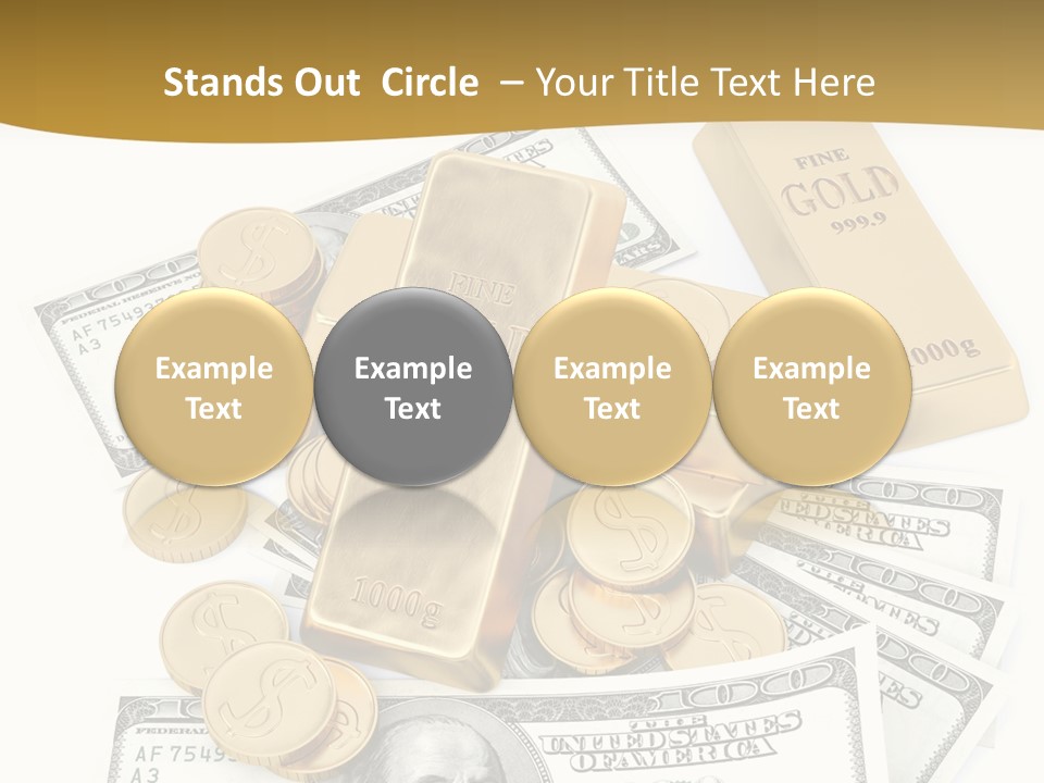 Abstract Market Reflection PowerPoint Template