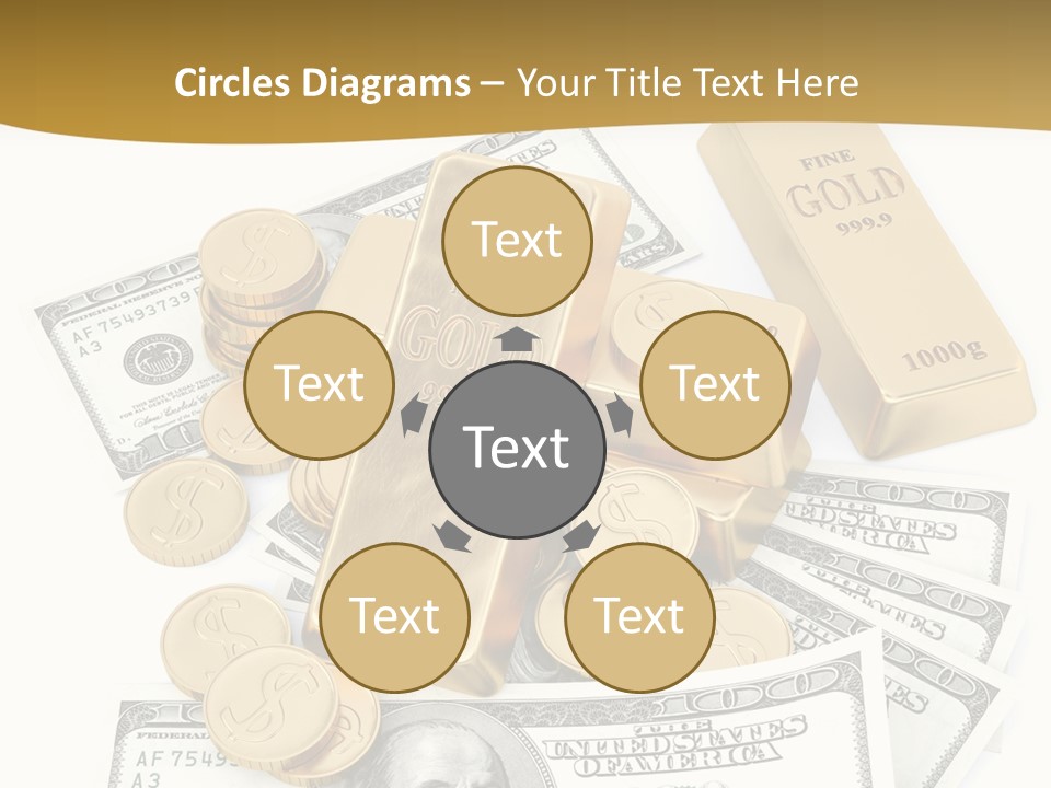 Abstract Market Reflection PowerPoint Template