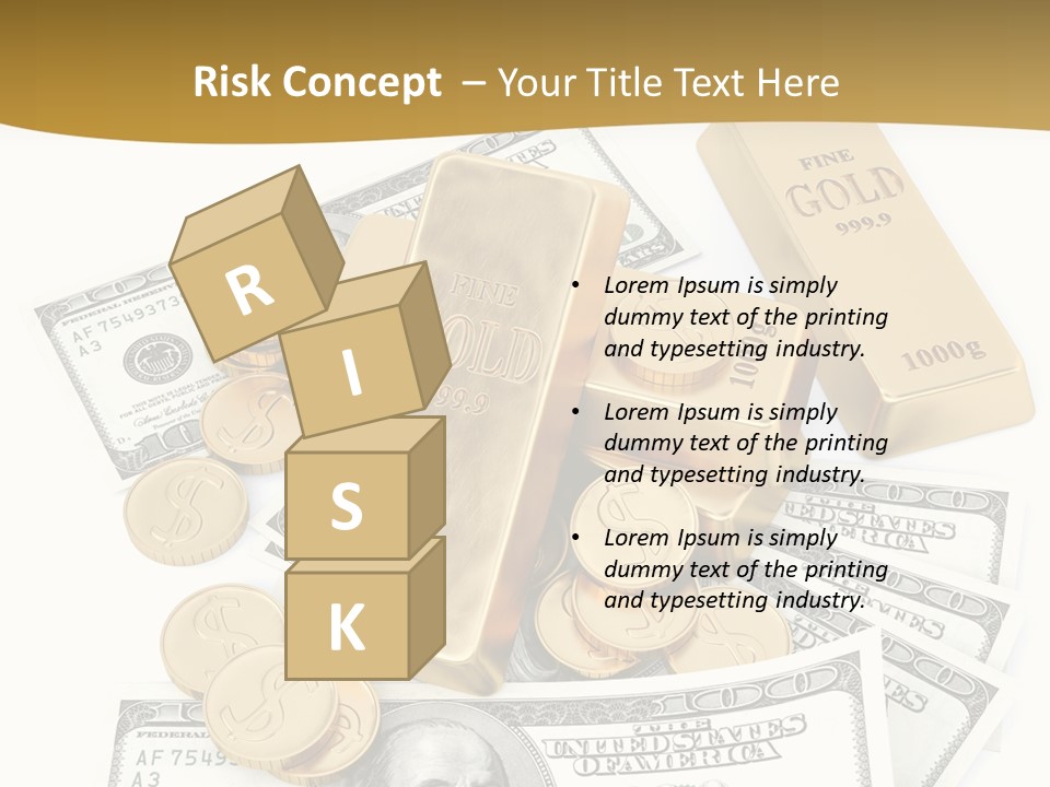 Abstract Market Reflection PowerPoint Template