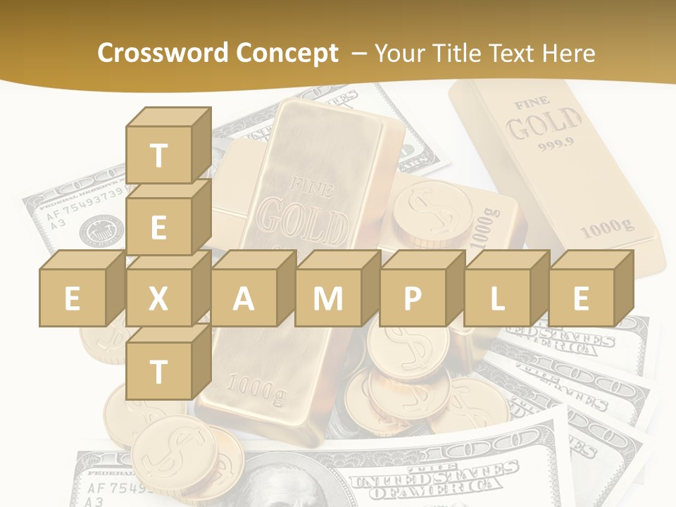 Abstract Market Reflection PowerPoint Template
