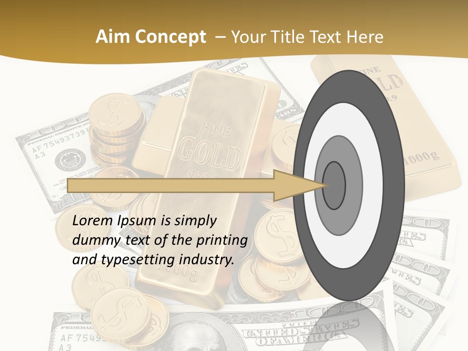 Abstract Market Reflection PowerPoint Template