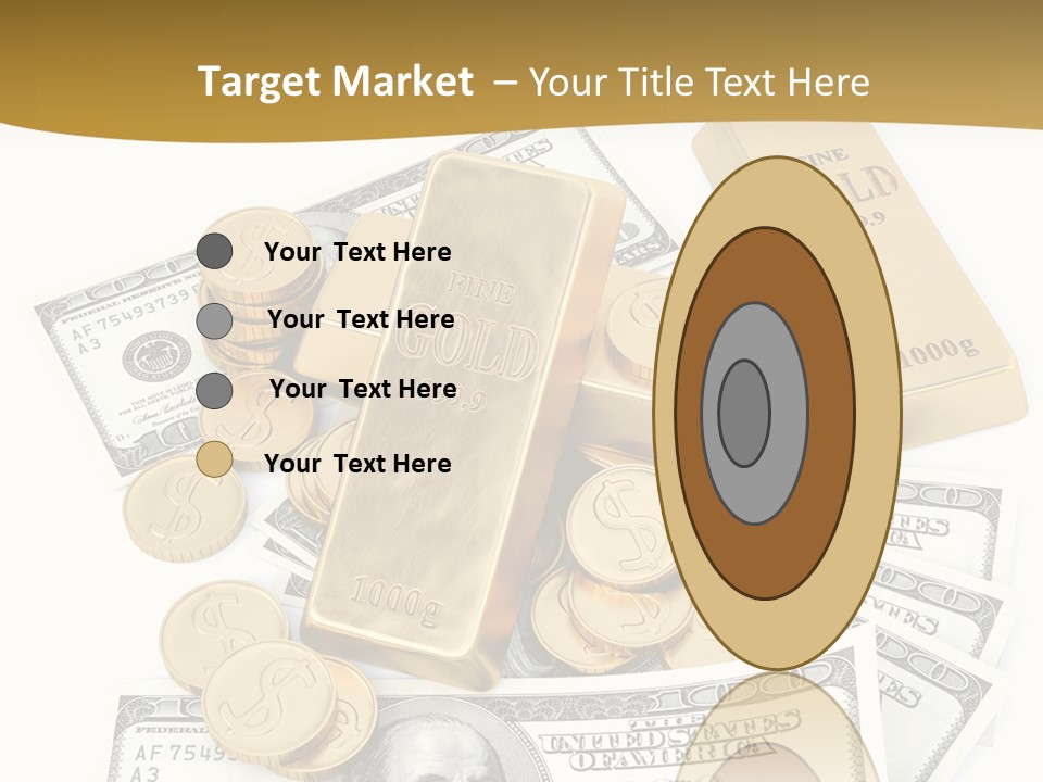 Abstract Market Reflection PowerPoint Template