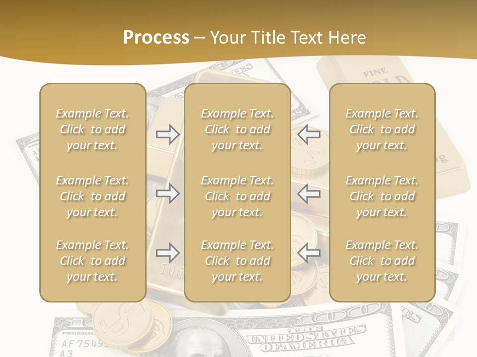 Abstract Market Reflection PowerPoint Template