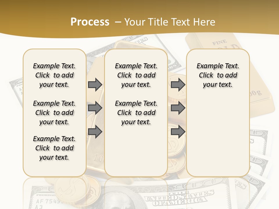 Abstract Market Reflection PowerPoint Template