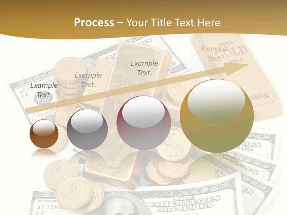 Abstract Market Reflection PowerPoint Template