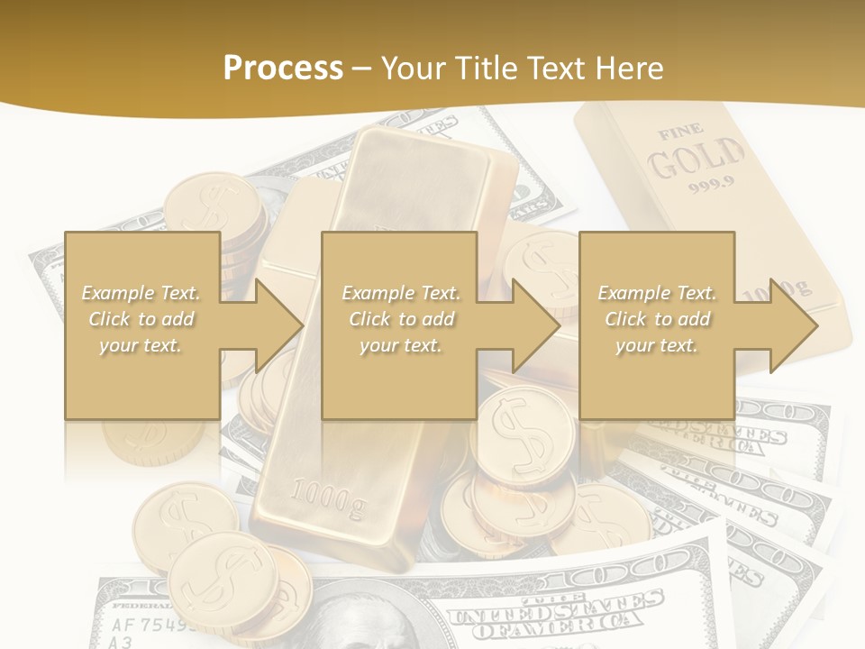 Abstract Market Reflection PowerPoint Template