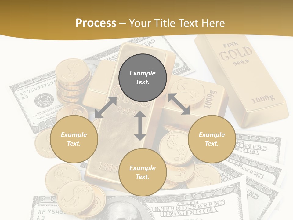Abstract Market Reflection PowerPoint Template