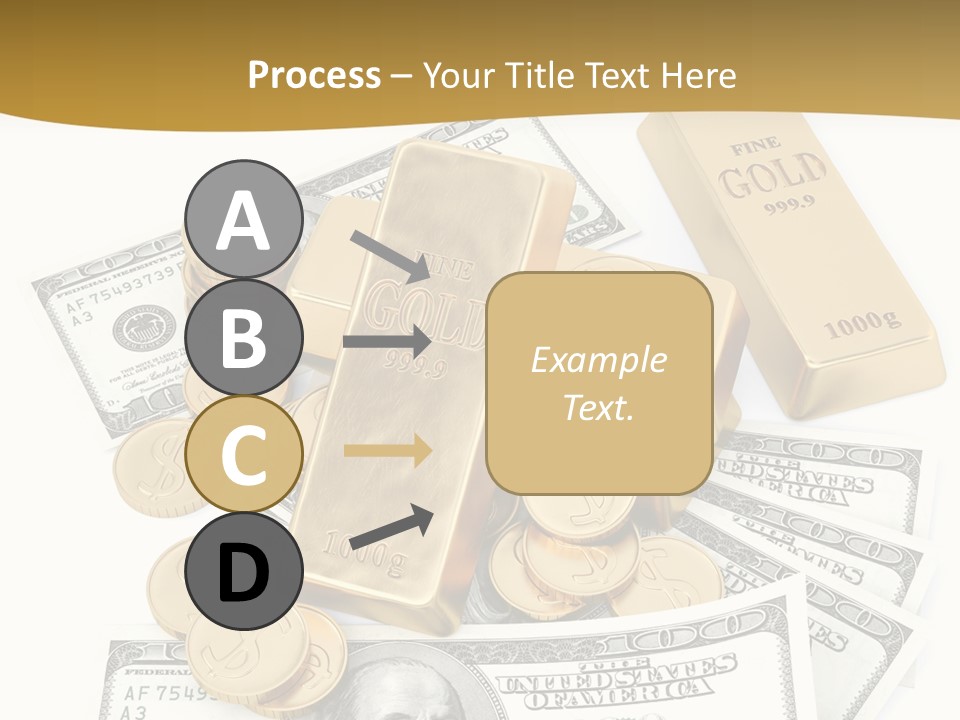 Abstract Market Reflection PowerPoint Template