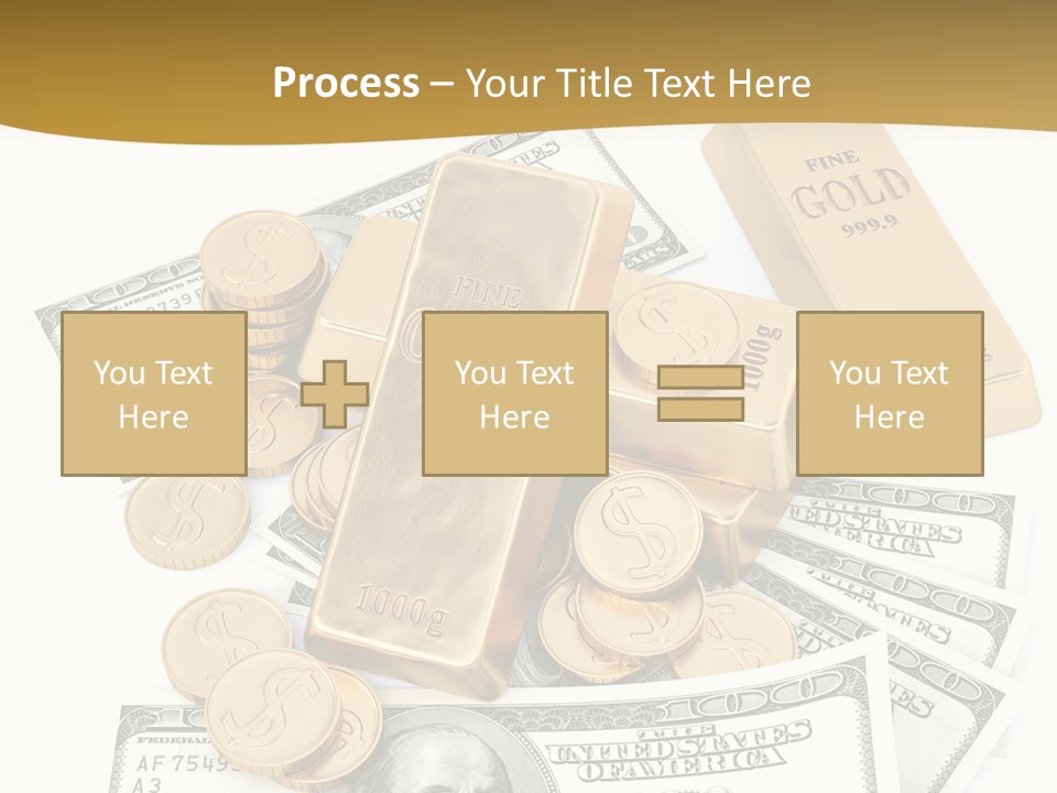 Abstract Market Reflection PowerPoint Template