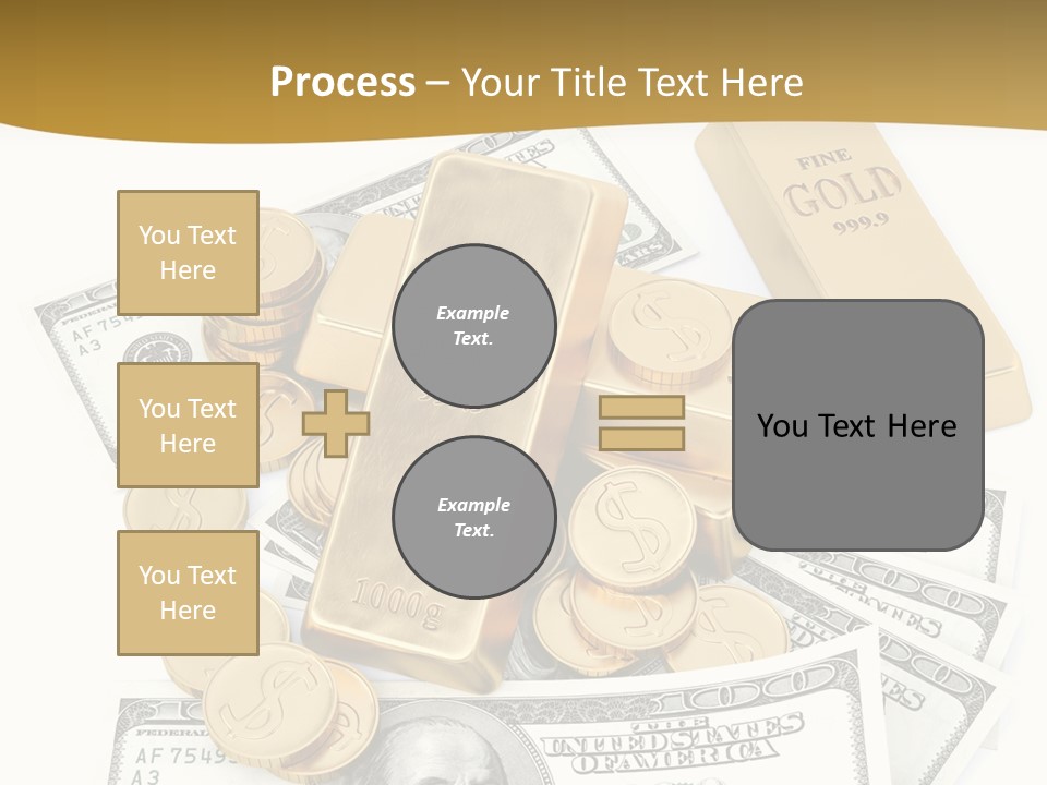 Abstract Market Reflection PowerPoint Template