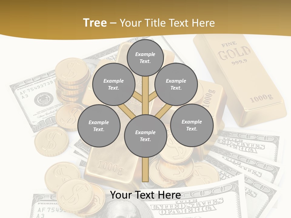 Abstract Market Reflection PowerPoint Template