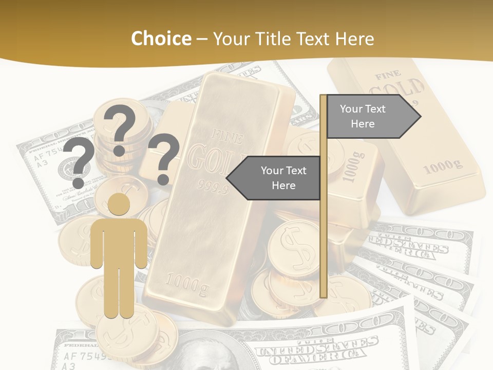 Abstract Market Reflection PowerPoint Template