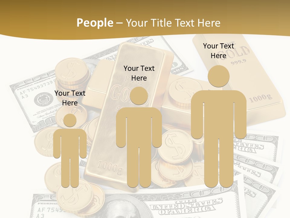 Abstract Market Reflection PowerPoint Template