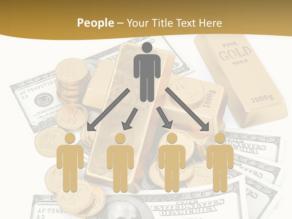 Abstract Market Reflection PowerPoint Template