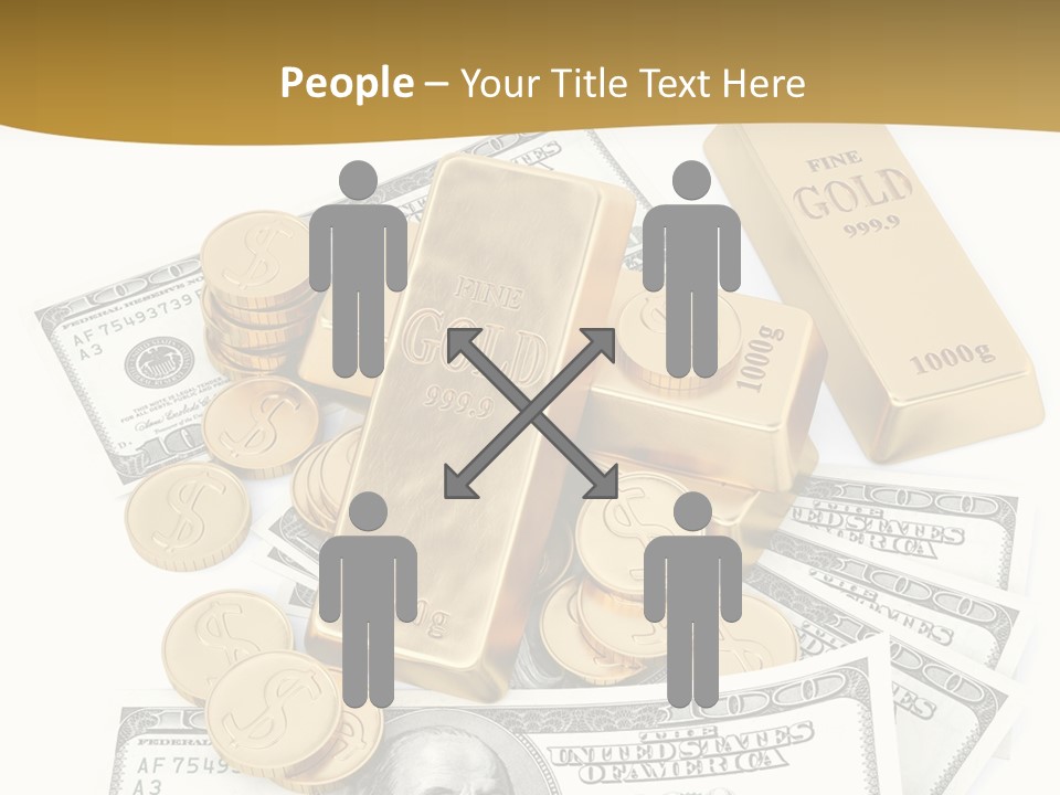 Abstract Market Reflection PowerPoint Template