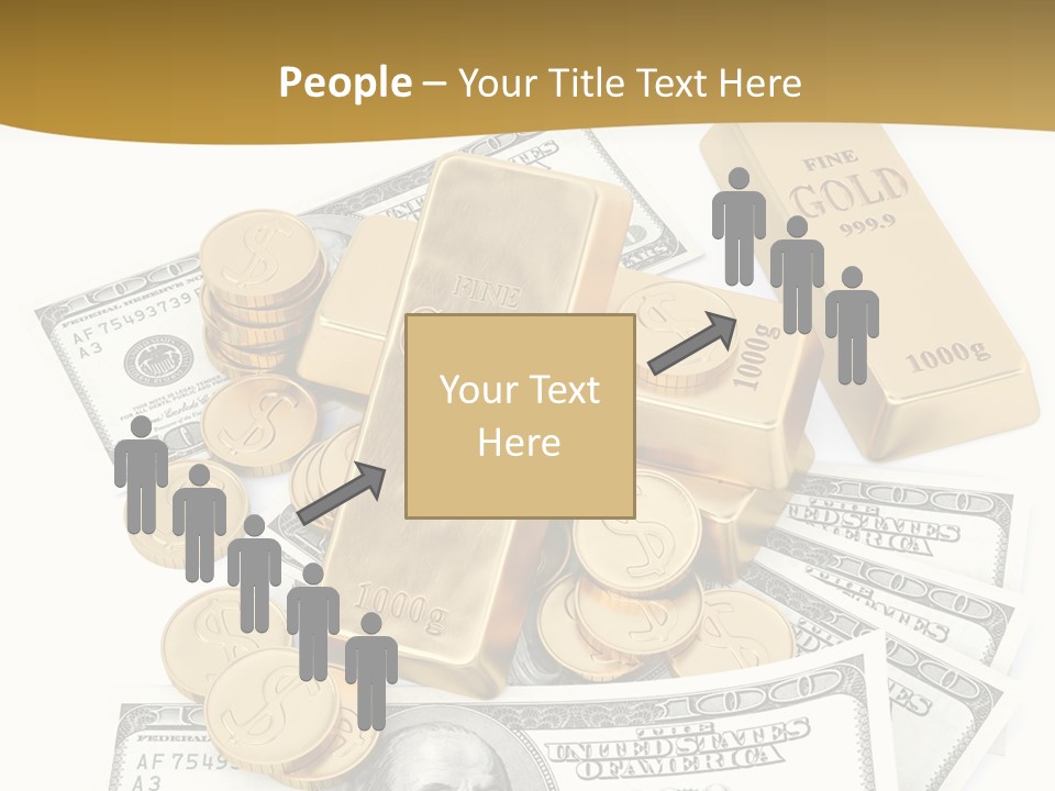 Abstract Market Reflection PowerPoint Template